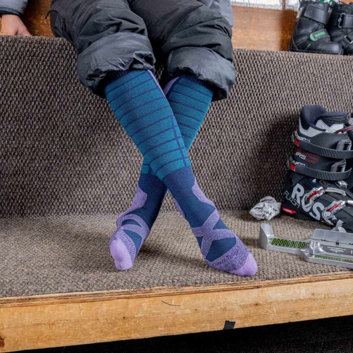 Women's Function X Over-the-Calf Midweight Ski & Snowboard Socks
