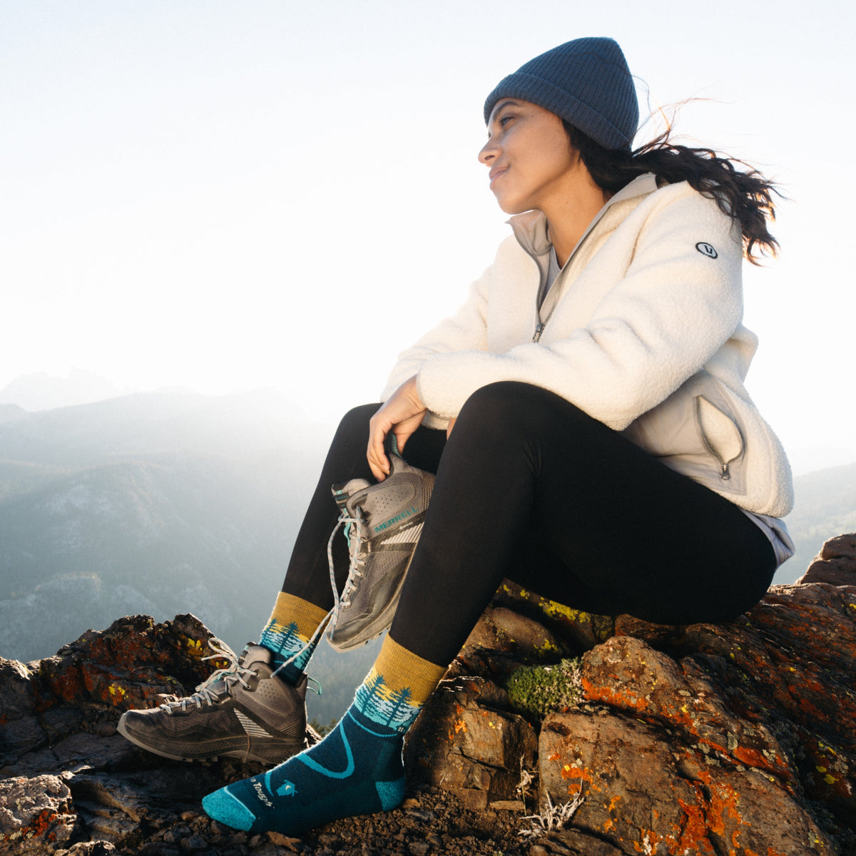 Women's Northwoods Micro Crew Midweight Hiking Socks