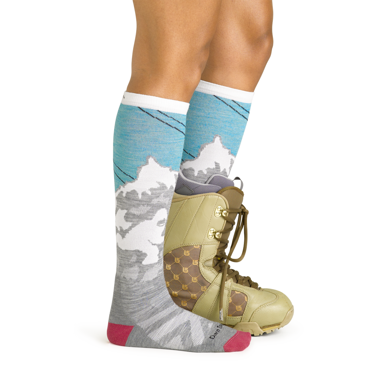 Women's Yeti Over-the-Calf Midweight Ski & Snowboard Socks