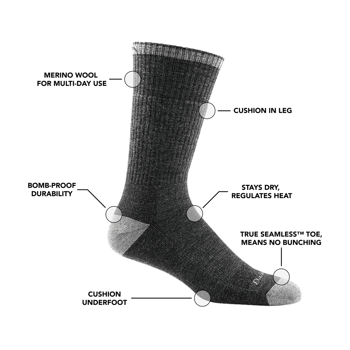 Men's Multi-Weight Boot Sock 3-Pack