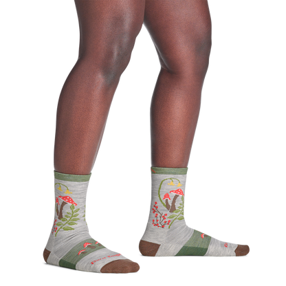 Women's Mellow Mushrooms Micro Crew Lightweight Hiking Socks
