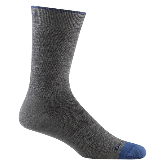 Men's Solid Crew Lightweight Lifestyle Socks