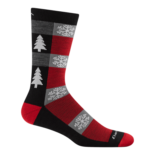Unisex Festive Flannel Crew Cushioned Lifestyle Socks